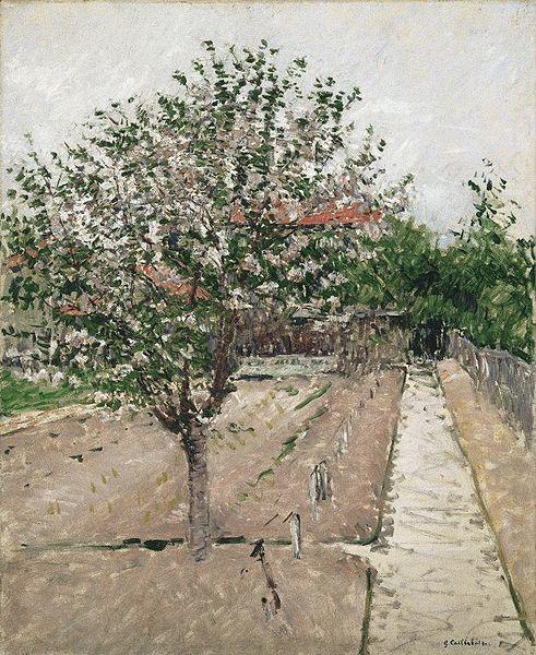 Gustave Caillebotte Apple Tree in Bloom China oil painting art